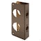 Prime-Line Brass Lock and Door Reinforcement Plate for 1-3/4 In. Thick Doors, Brass Finish (Single Pack) U 9577 - alternate 1